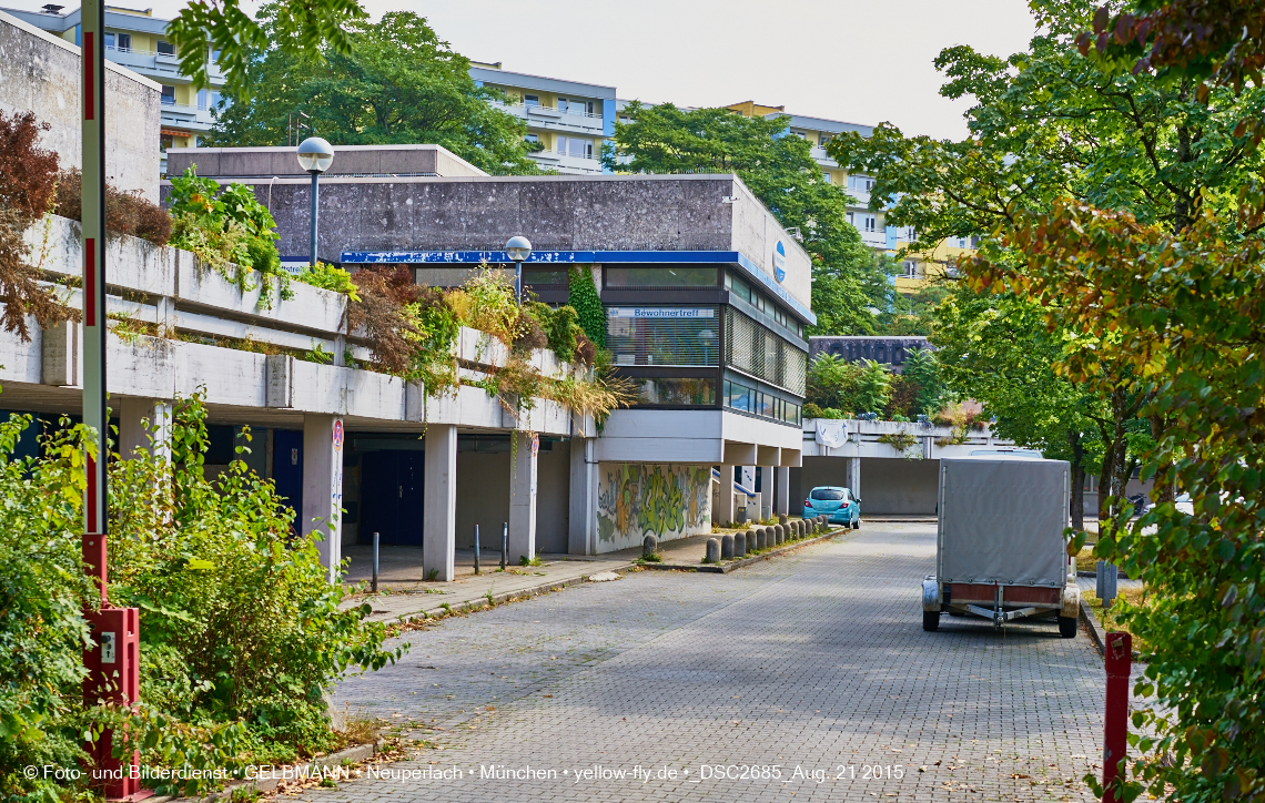 21.08.2015 - die Abrissbaustelle Quiddezentrum in Neuperlach